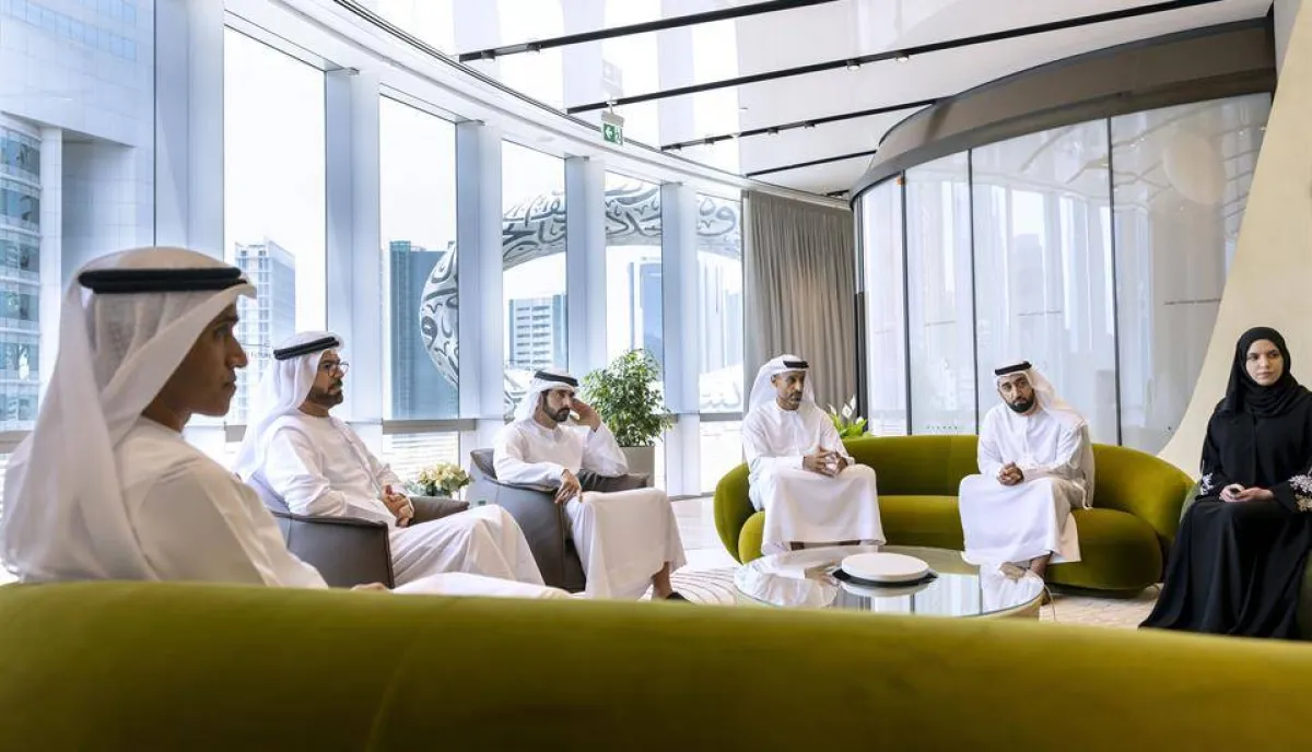 تأسيس "مجلس دبي للبحث والتطوير. الصورة من الموقع الرسمي للشيخ حمدان