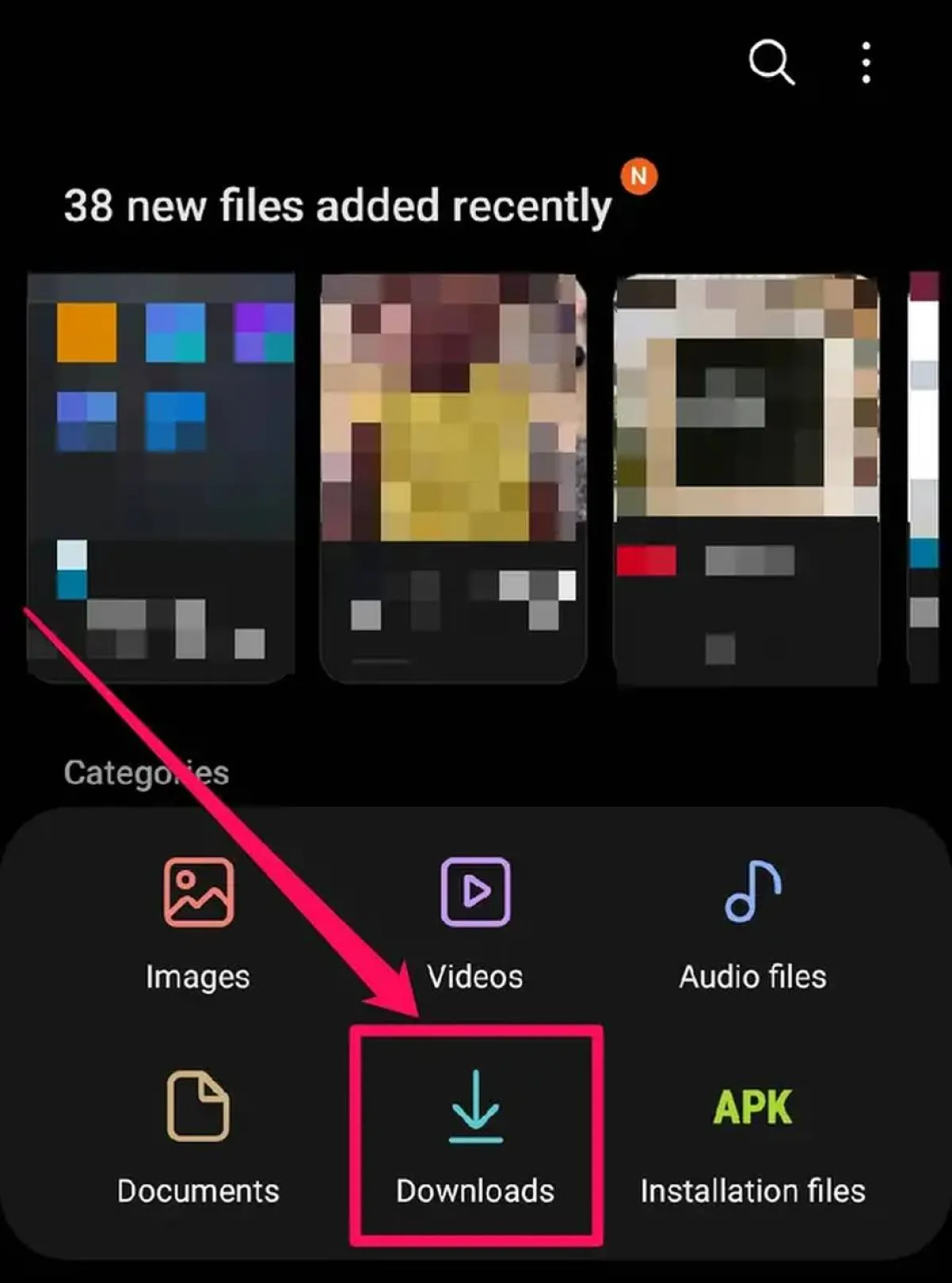 كيفية العثور على جميع التنزيلات الخاصة بك على جهاز Android