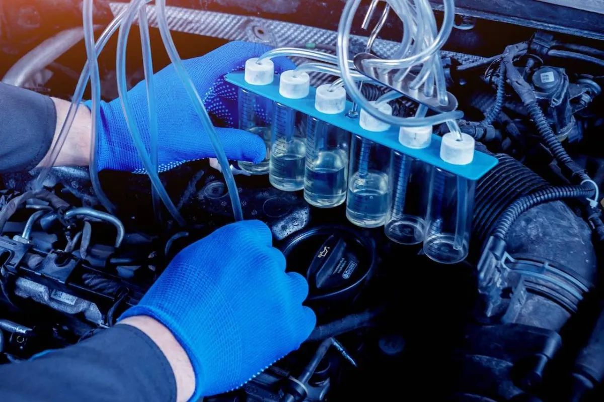 انسداد بخاخات المحرك 