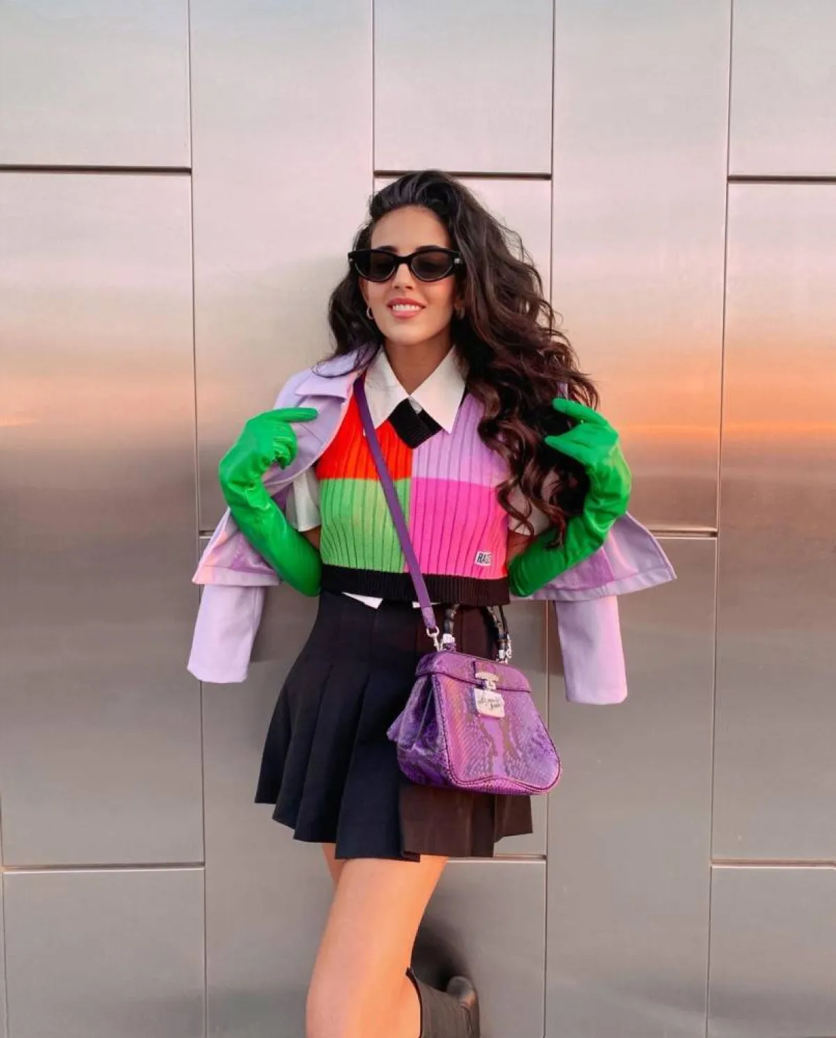 هادية غالب بإطلالة كاجوال عصرية 