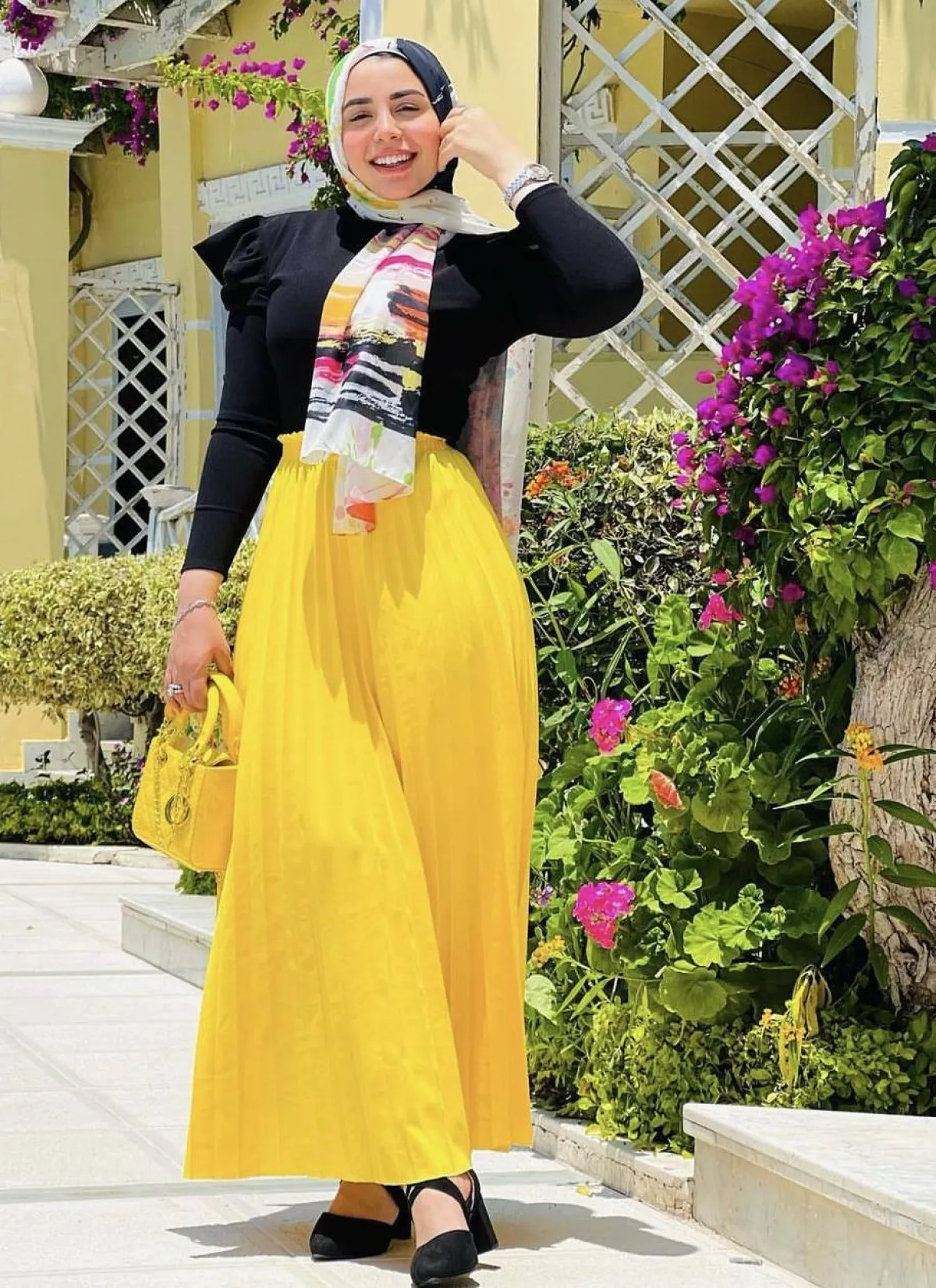 آية مكرم بإطلالة كاجوال