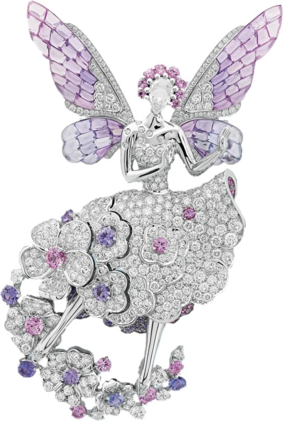 بروش Aile Mystérieuse Fairy Clip من فان كليف آند أربلز Van cleef&Arpels