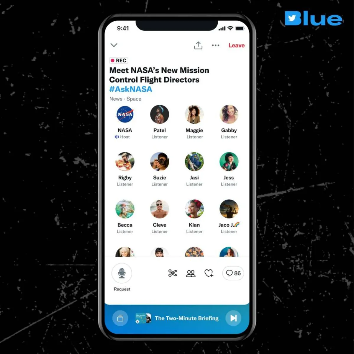 صورة للميزة الجديدة على تويتر بلو