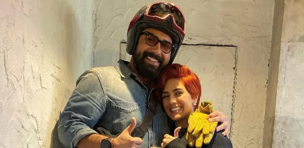 هيا عبد السلام وفؤاد علي - الصورة من حسابها على الانستغرام