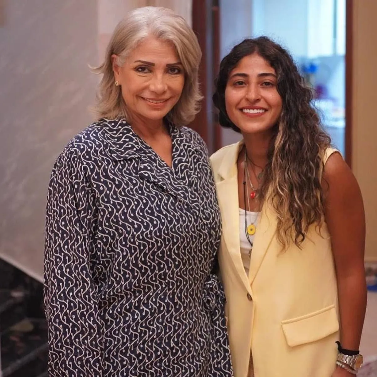 شجون الهاجري وسوسن بدر من كواليس المسلسل  