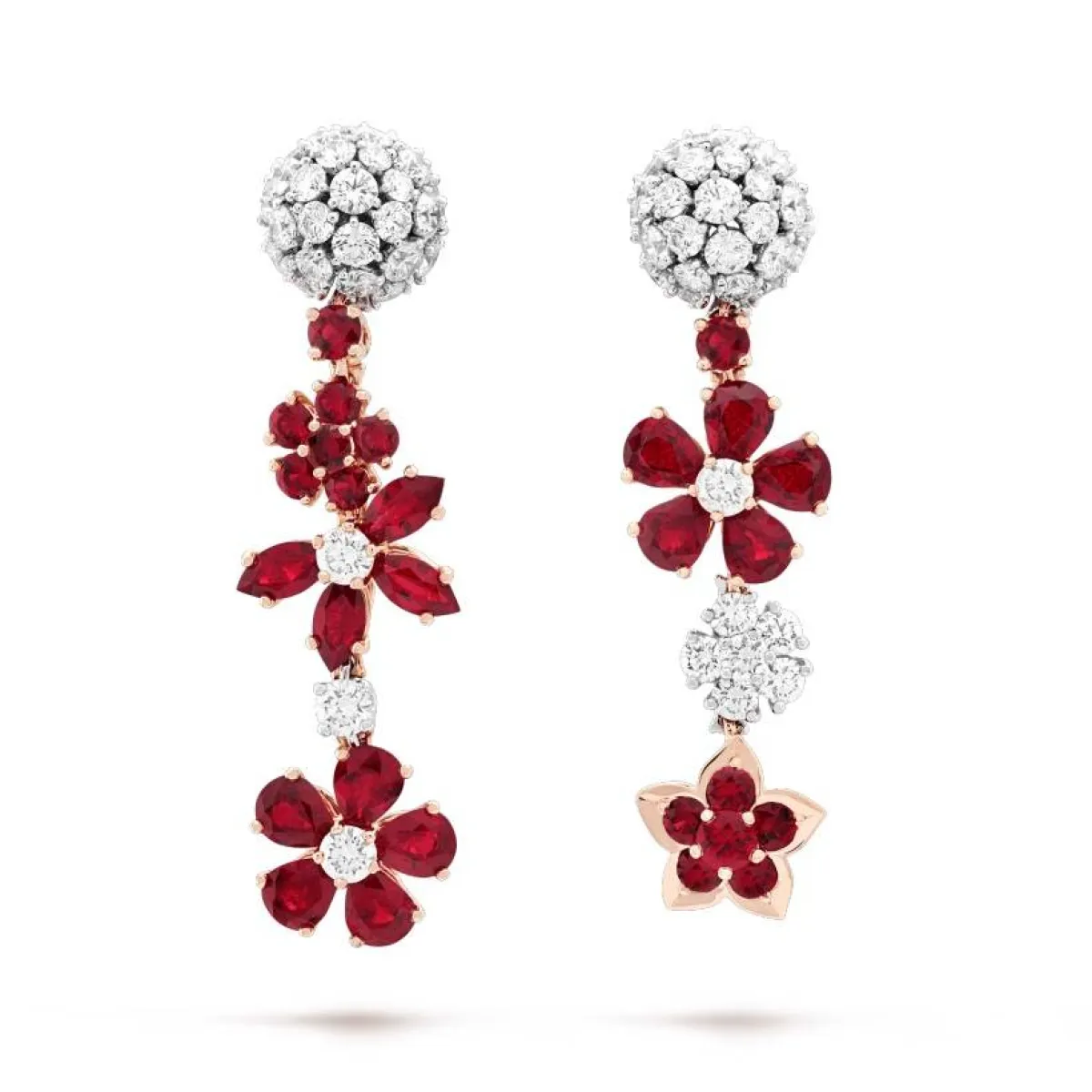 أقراط Folie des Prés من فان كليف آند أربلز Van Cleef & Arpels