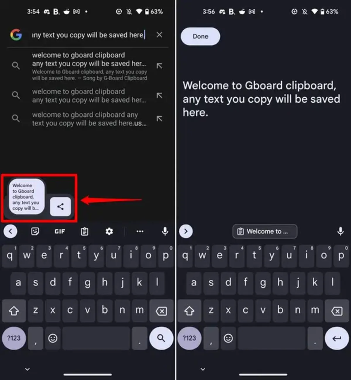 طريقتان لرؤية وتحرير الحافظة الخاصة بك على Android