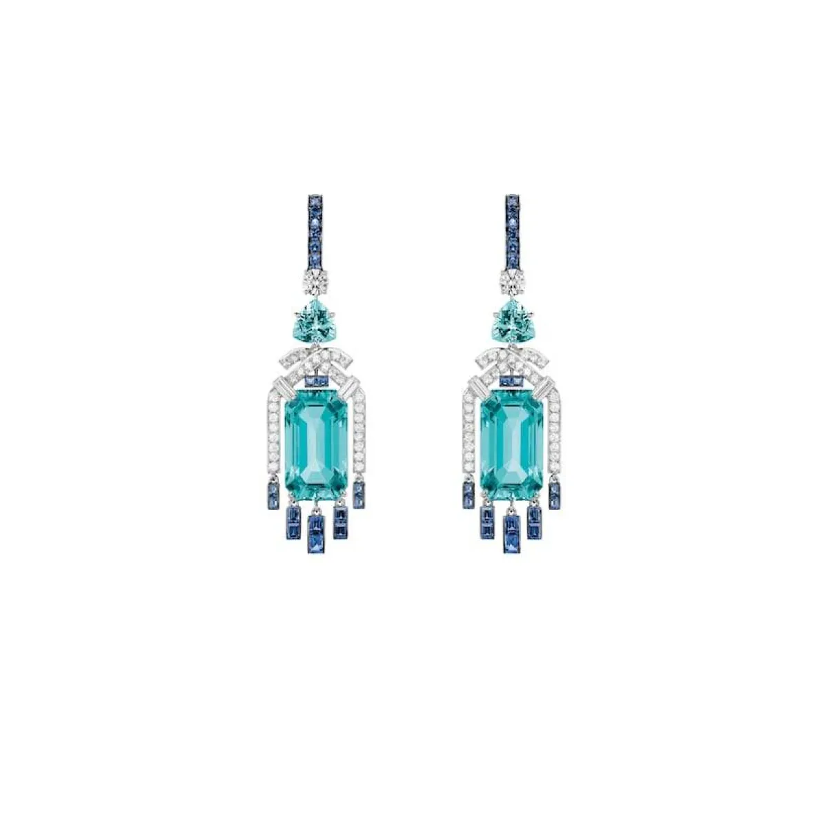 أقراط BOUCLES D'OREILLES LUMIÈRES D’EAU من شوميه Chaumet 