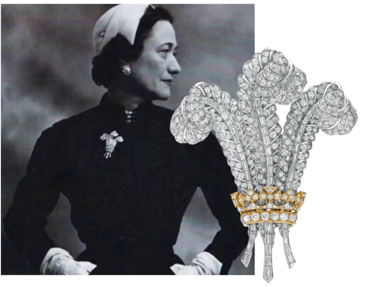 The Prince of Wales Brooch بروش أمير ويلز