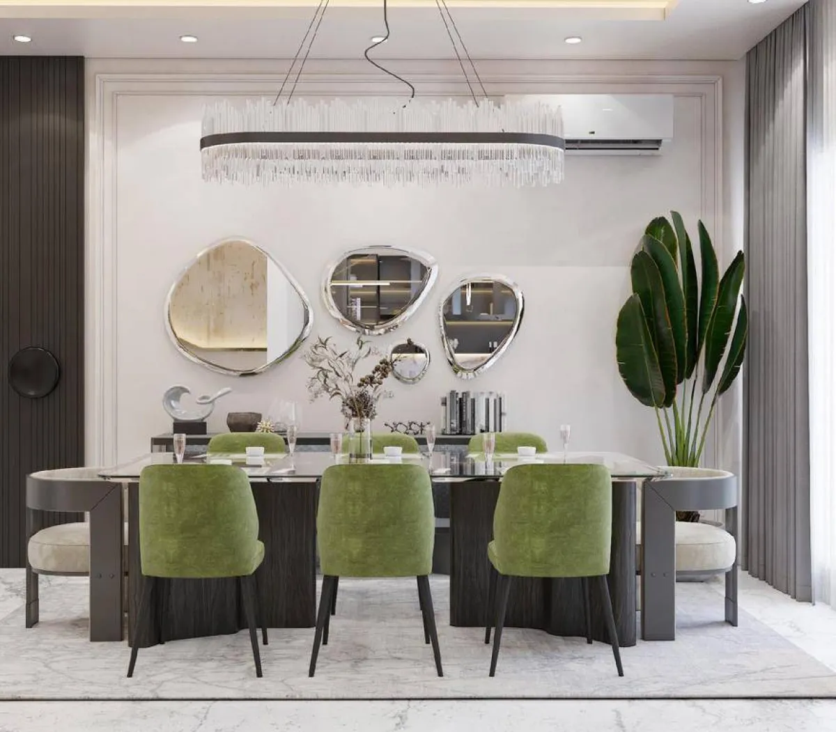 غرفة طعام حديثة