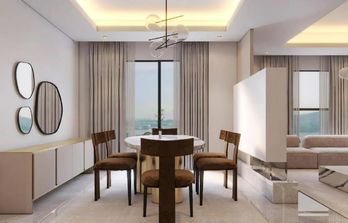 غرفة الطعام قد تنفتح على أركان أخرى