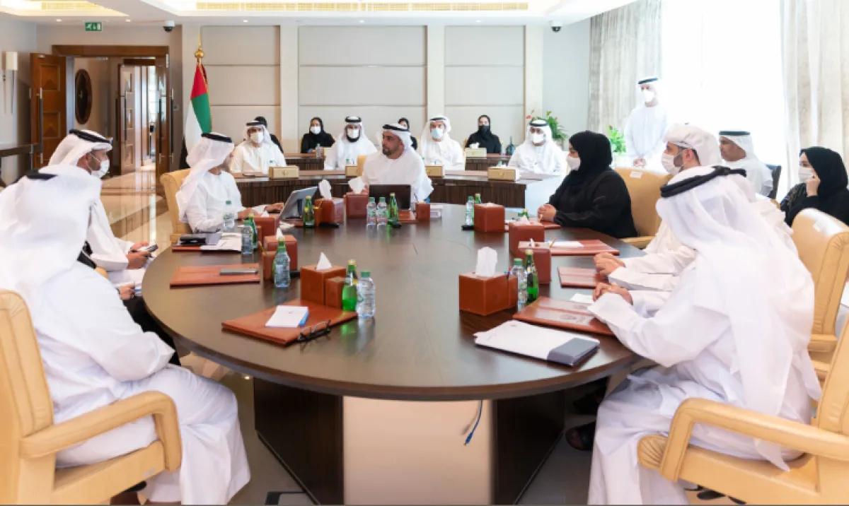 إطلاق منظومة دعم الاستقرار الأسري "مبروك ما دبّرت". الصورة من مكتب أبوظبي الإعلامي