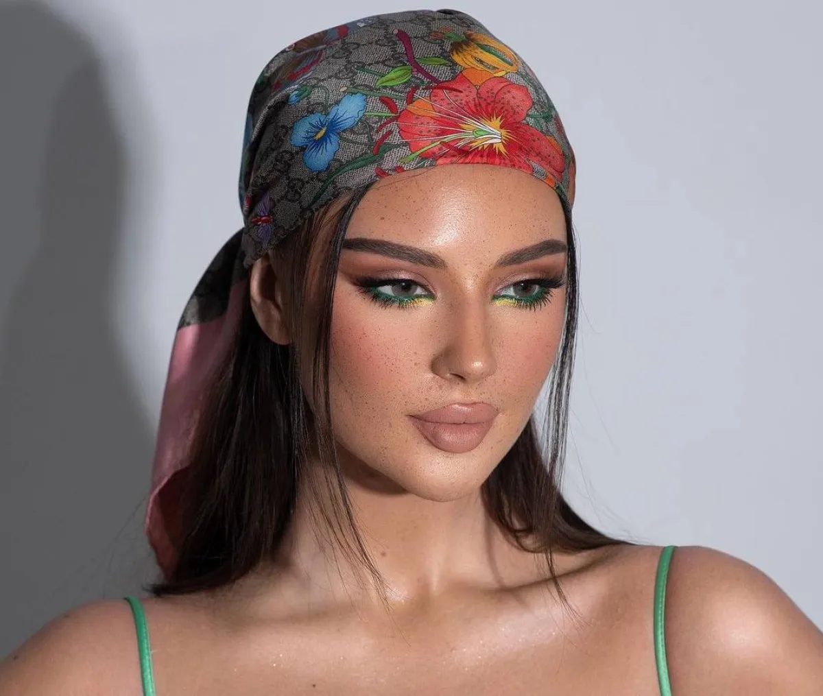 مكياج عيون لليوم الوطني السعودي 92