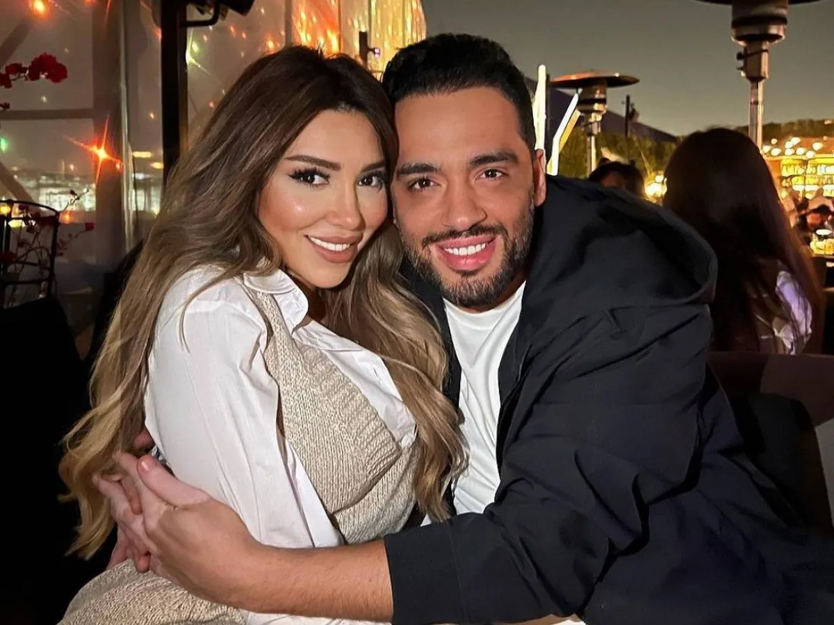 رامي جمال وزوجته ناريمان -  صورة من حسابها على انستغرام
