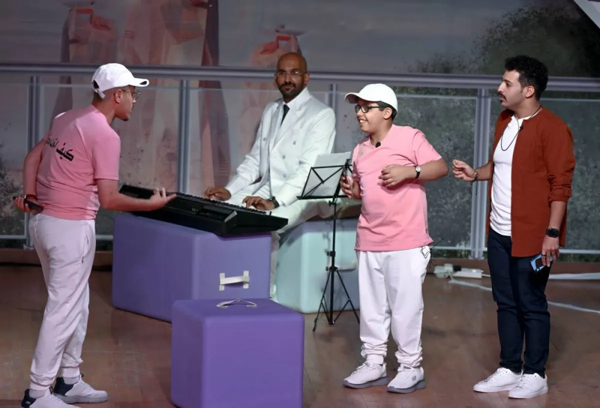 من لقطات مسرحية صالة 4 - تصوير بشير صالح 