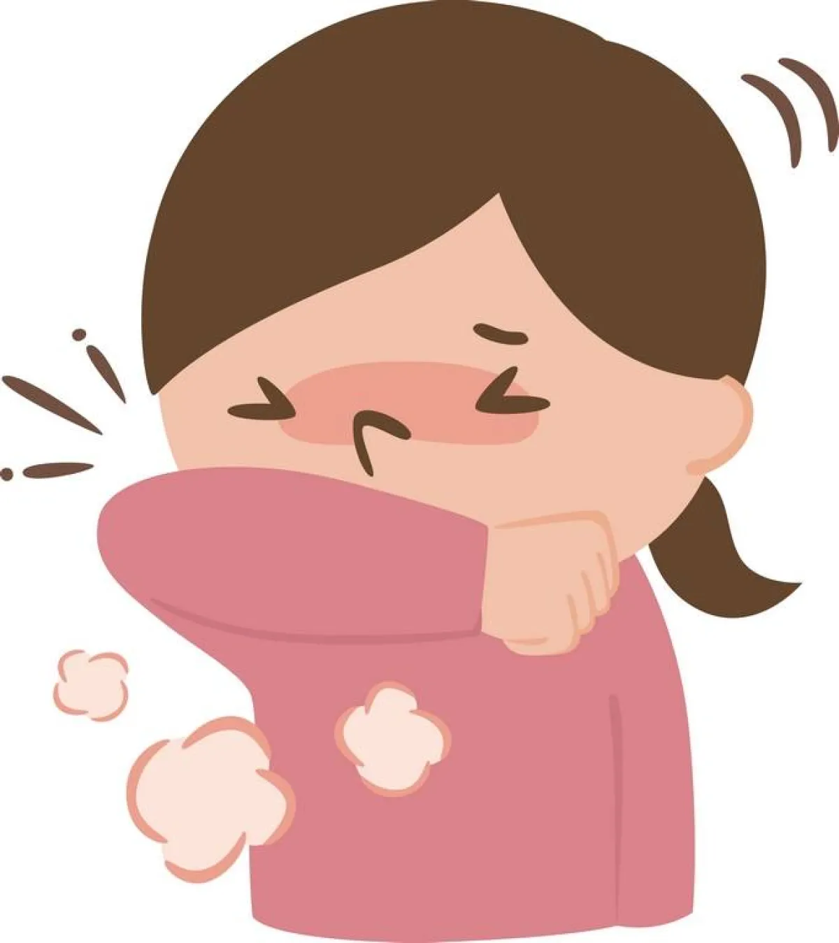 على الطفل أن يقوم بتغطية الفم عند السعال