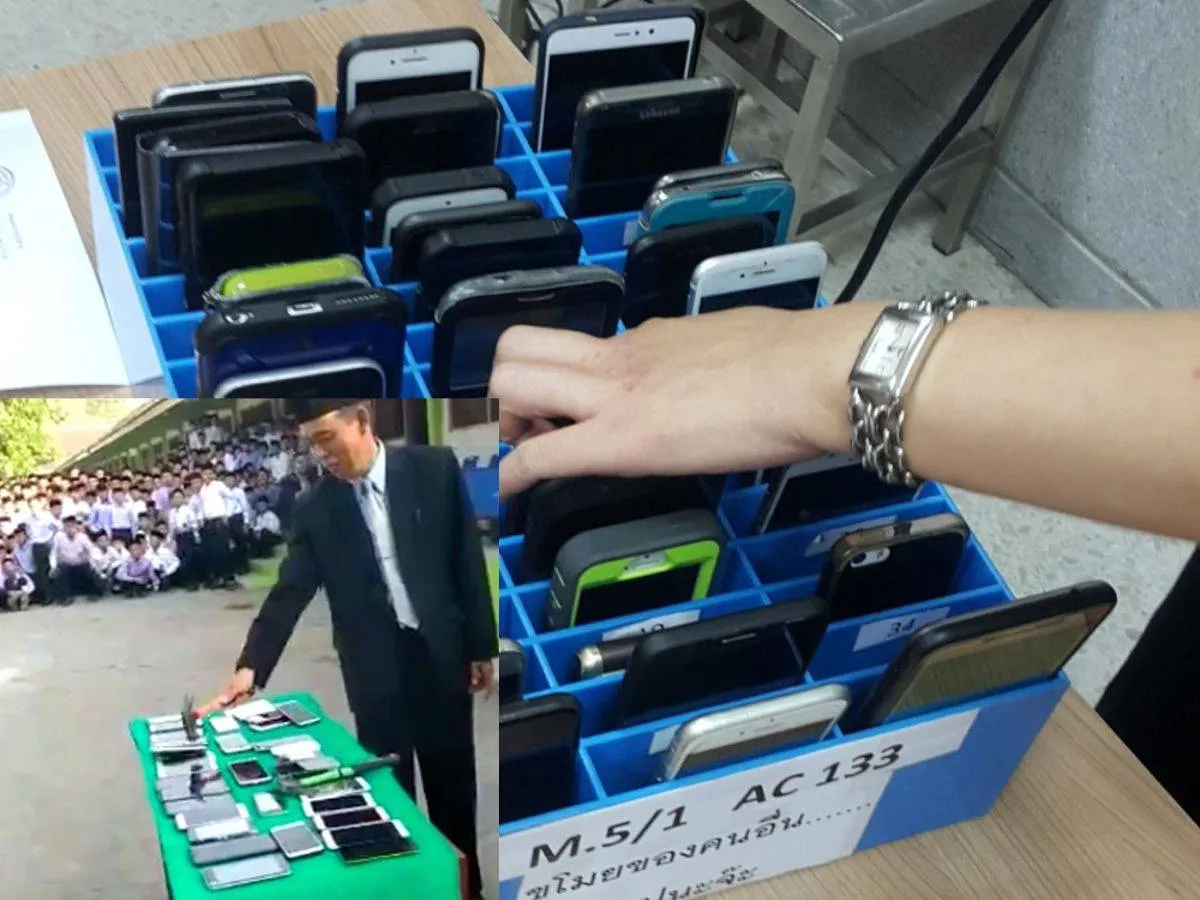 أغرب طريقة لمعاقبة طلاب أحضروا هواتفهم إلى إحدى المدارس