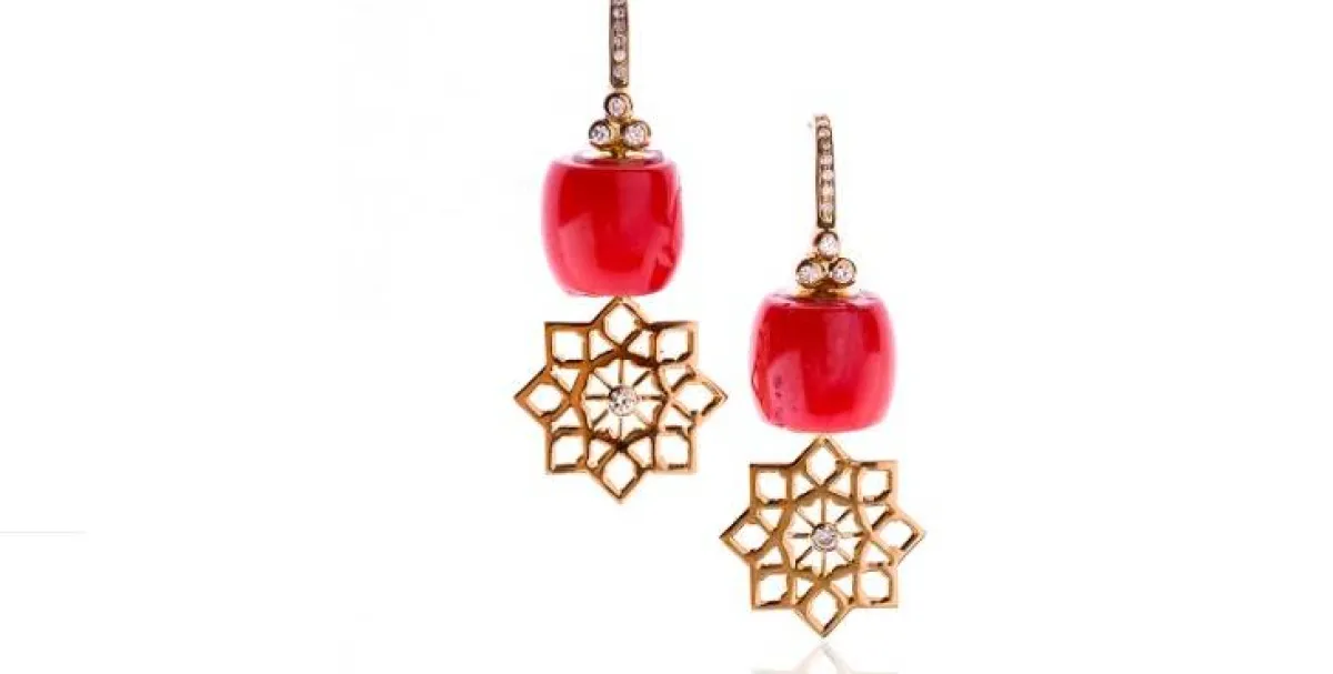 أقراط أرابيسك من مجوهرات لومر Loomer Jewelry