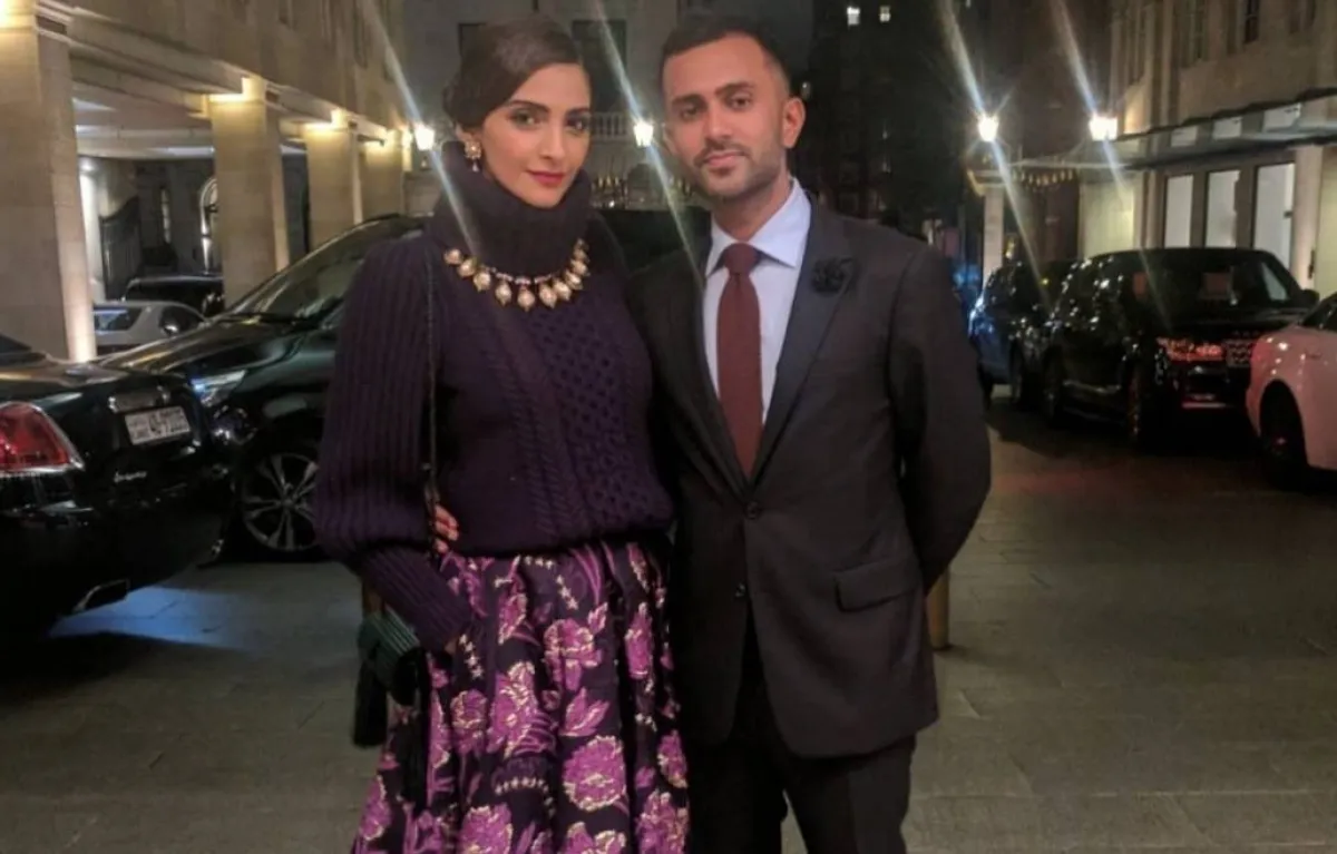 سونام كابور وأناند أهوجا- الصورة من حساب سونام كابور على إنستغرام