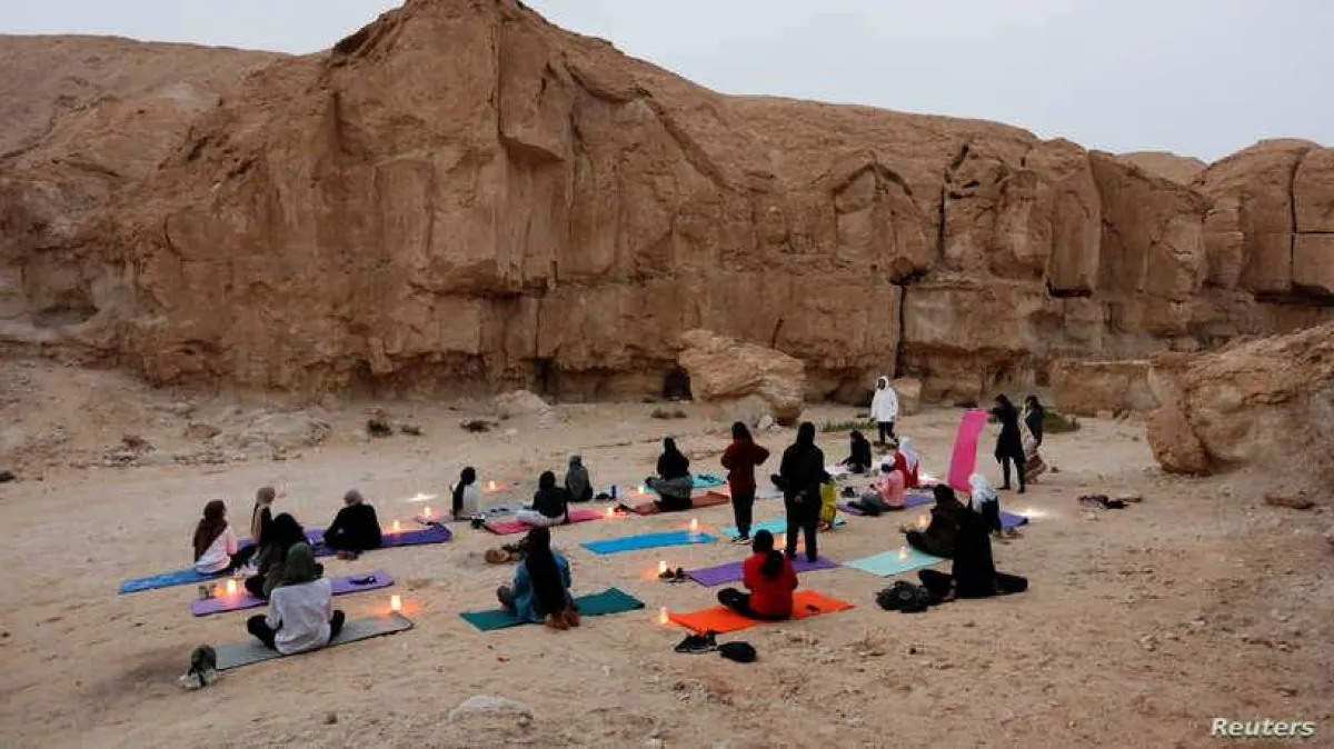 أول  مهرجان لليوغا في السعودية