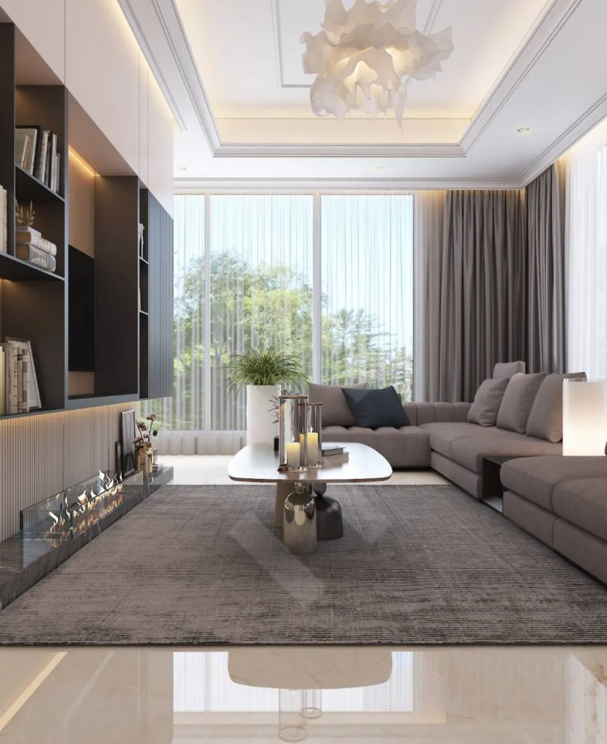 خامة البورسلين مناسبة للمجلس "المودرن"، كما الكلاسيكي