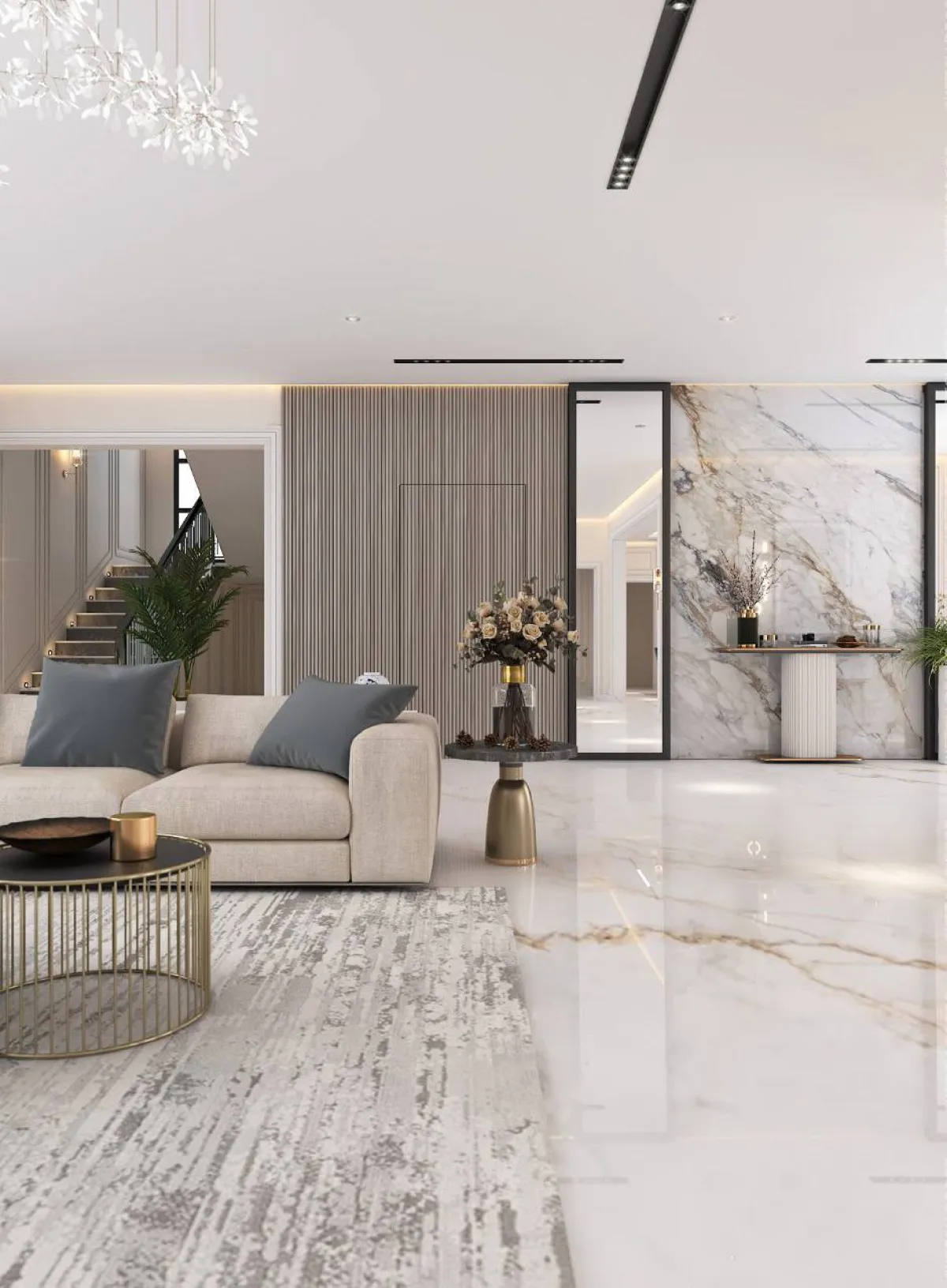 البورسلين، خامة تحقّق الفخامة في المساحات التي تحلّ فيها