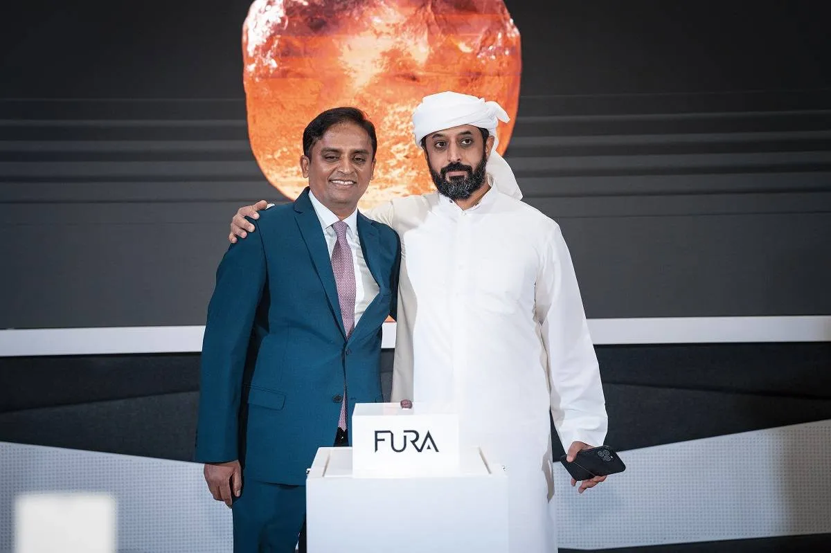 أحمد بن سليِّم الرئيس التنفيذي الأول والمدير التنفيذي لـDMCC وديف شيتي المؤسس والرئيس التنفيذي لشركة "فيورا جيمز" 