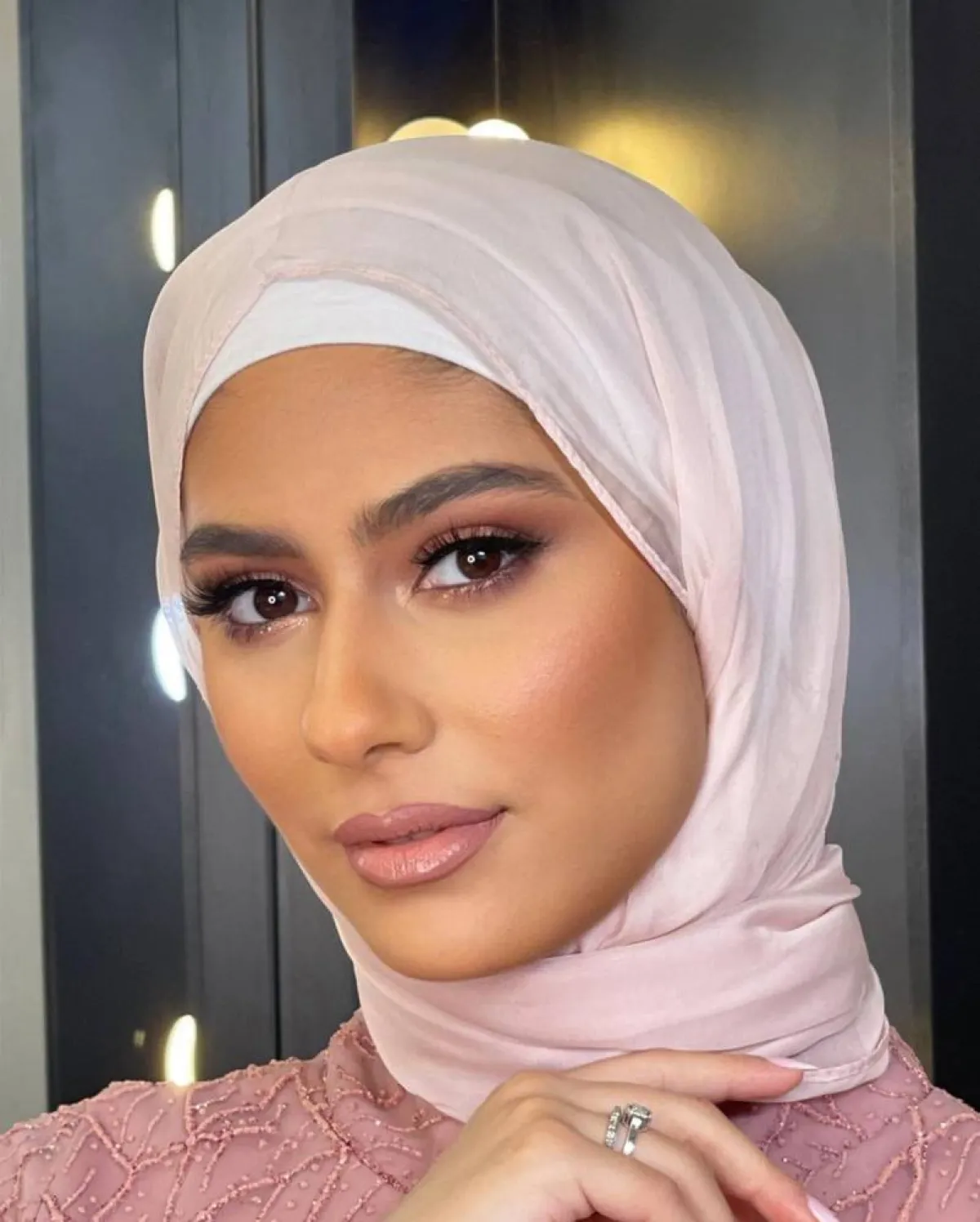 مكياج العروس المحجبة