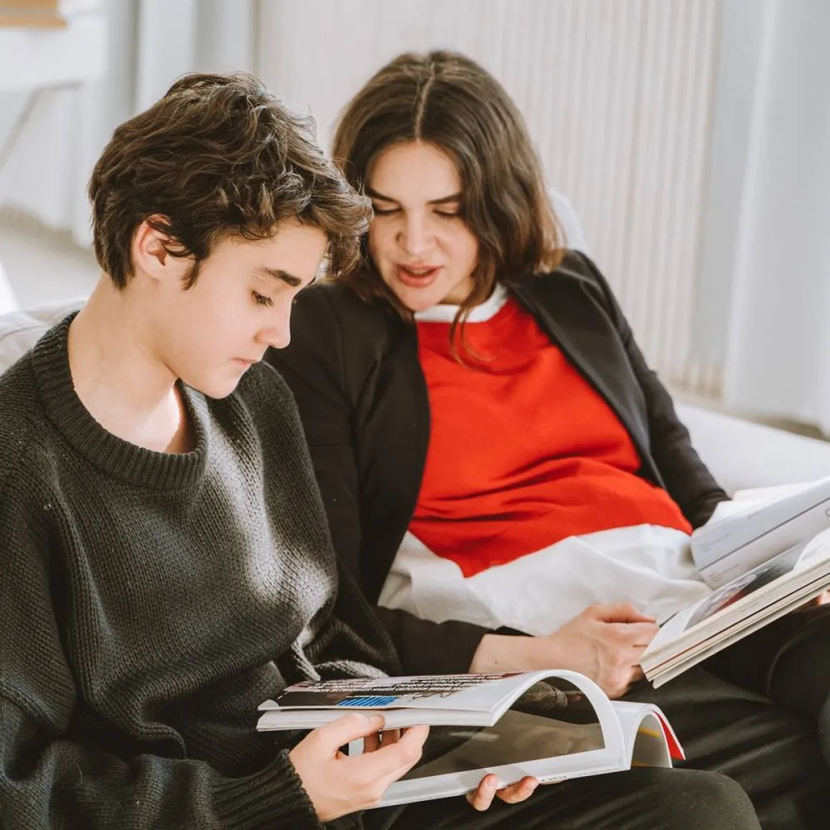 صورة لأم وطفلها