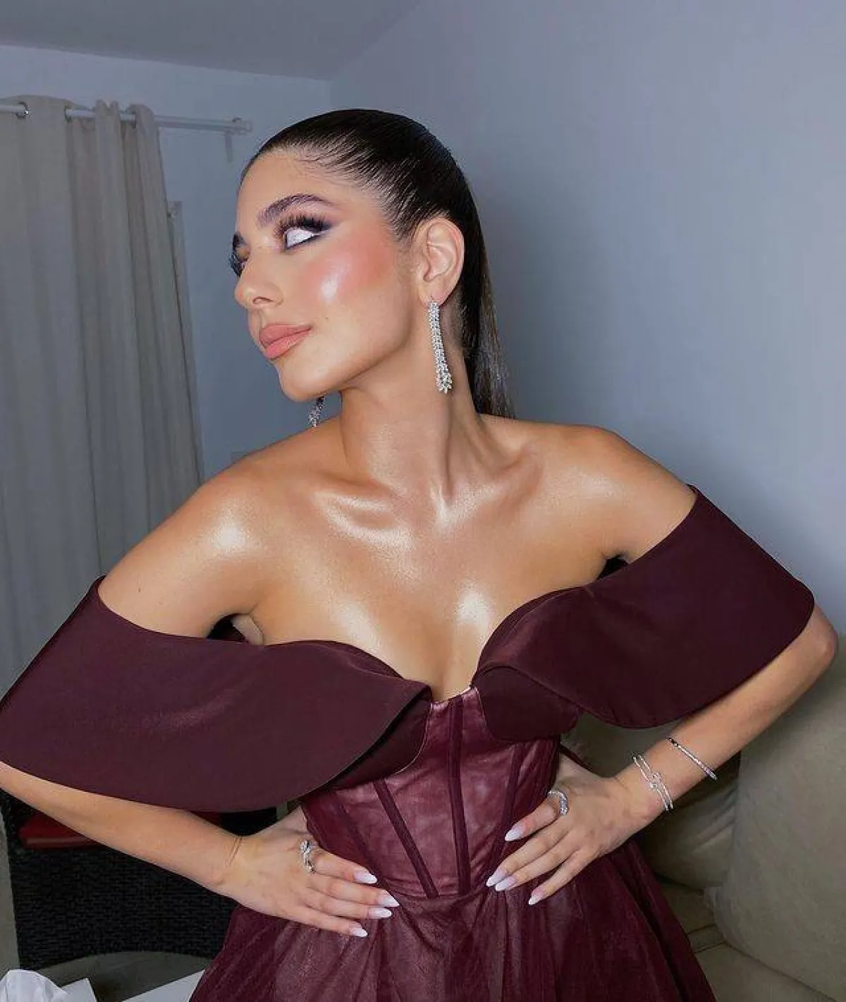 الصورة من حساب خبيرة المكياج Mariam farouk على انستغرام