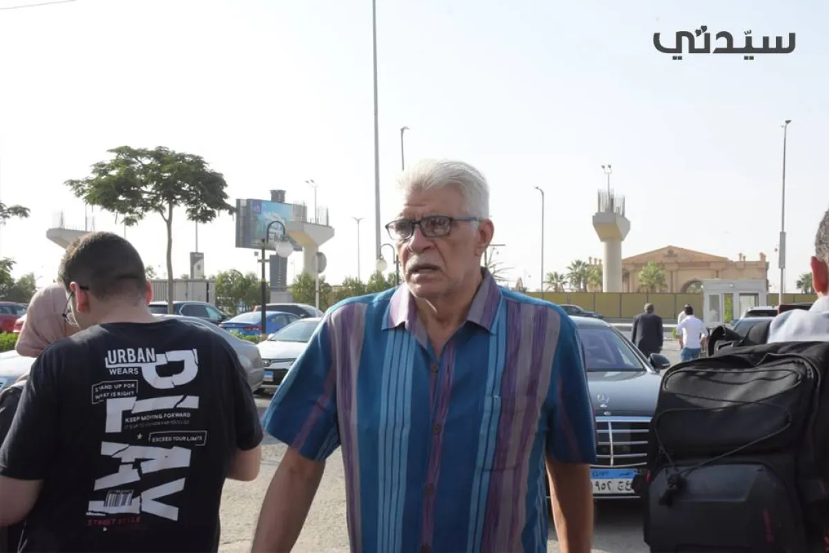 طارق النهري من عزاء الراحل هشام سليم - تصوير محمد العربي