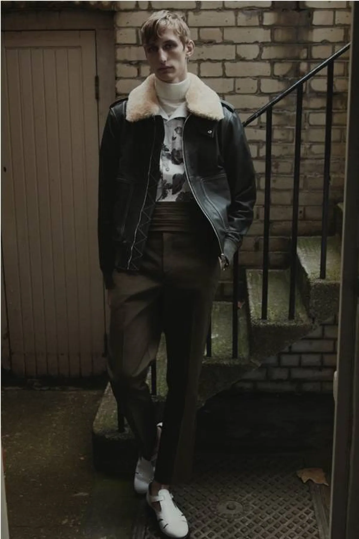 جاكيت جلد من إرديم Erdem