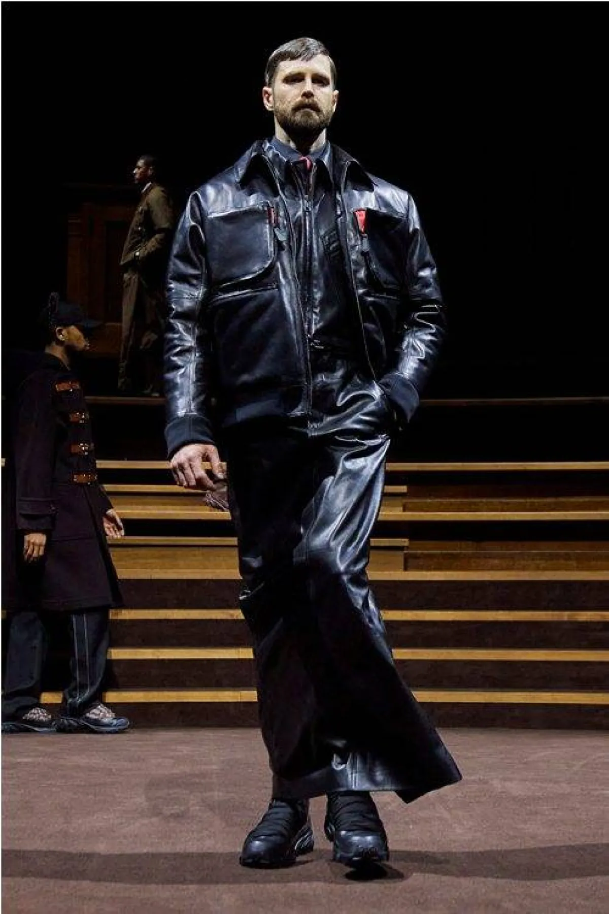 جاكيت جلد من بربري Burberry