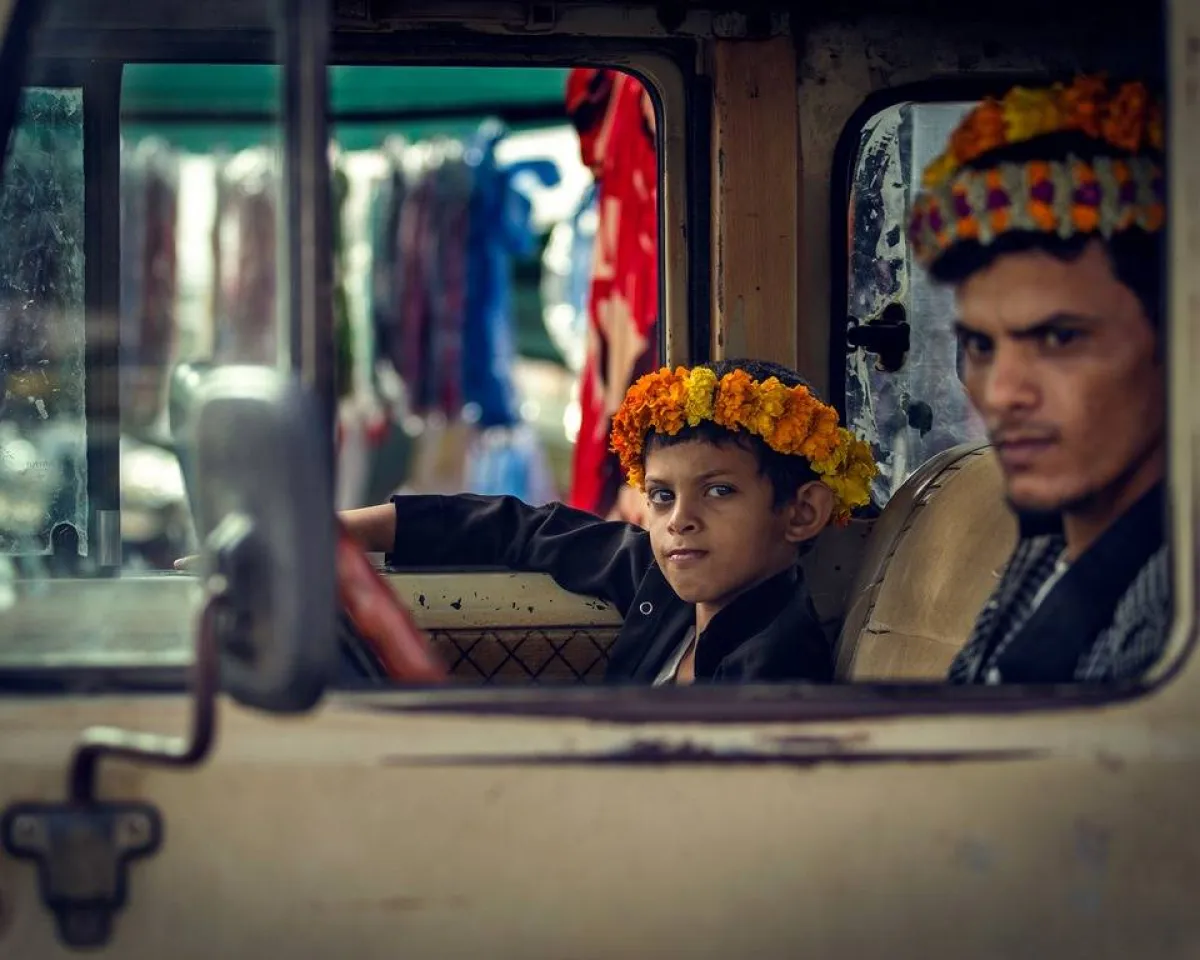 ولد صغير وأخوه، في جيزان