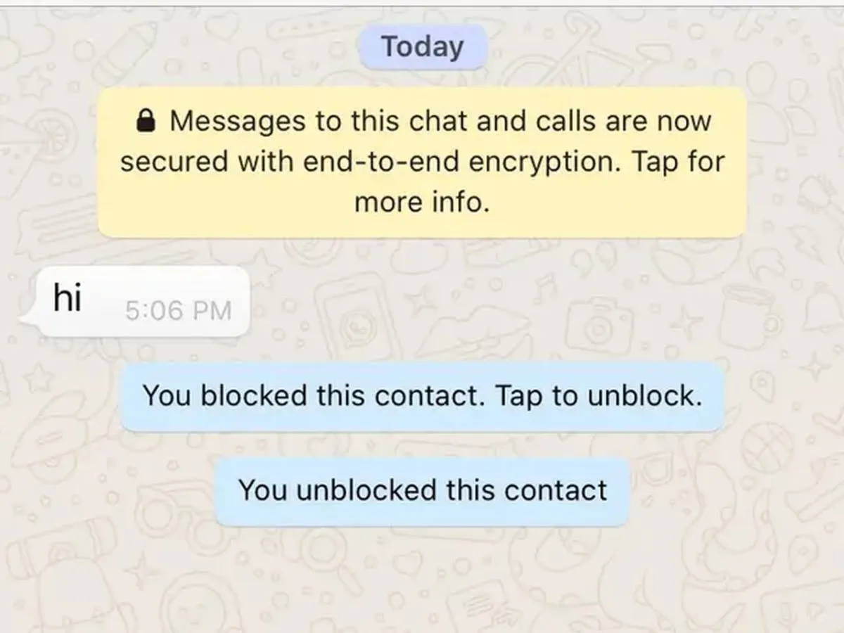 ماذا يحدث عندما تحظر شخصا ما على WhatsApp؟