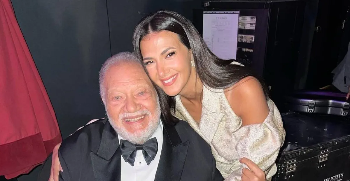 دنيا سمير غانم ويحيى الفخراني - صورة من حساب دنيا على انستغرام