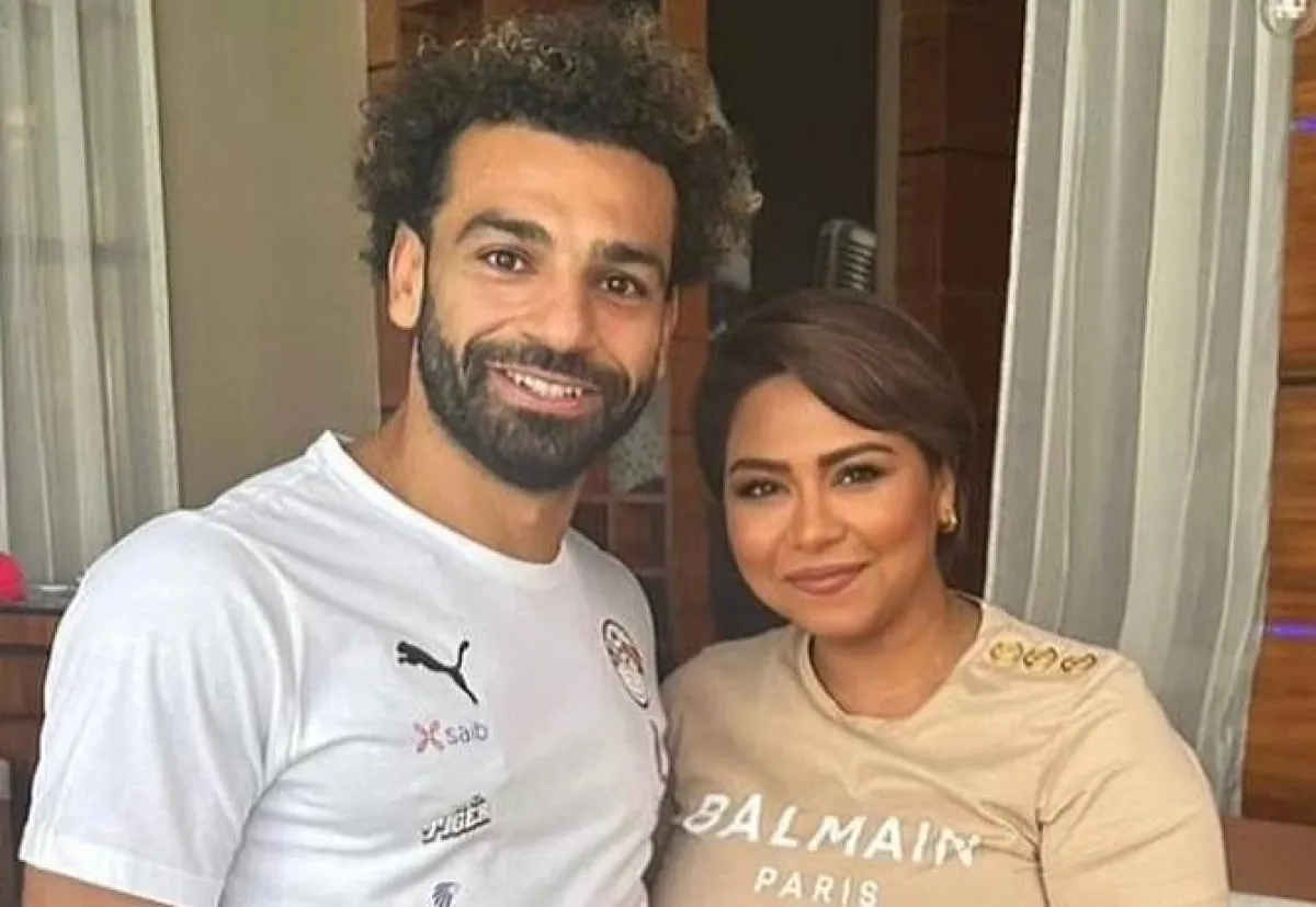 شيرين عبد الوهاب ومحمد صلاح - صورة من حسابها على انستغرام
