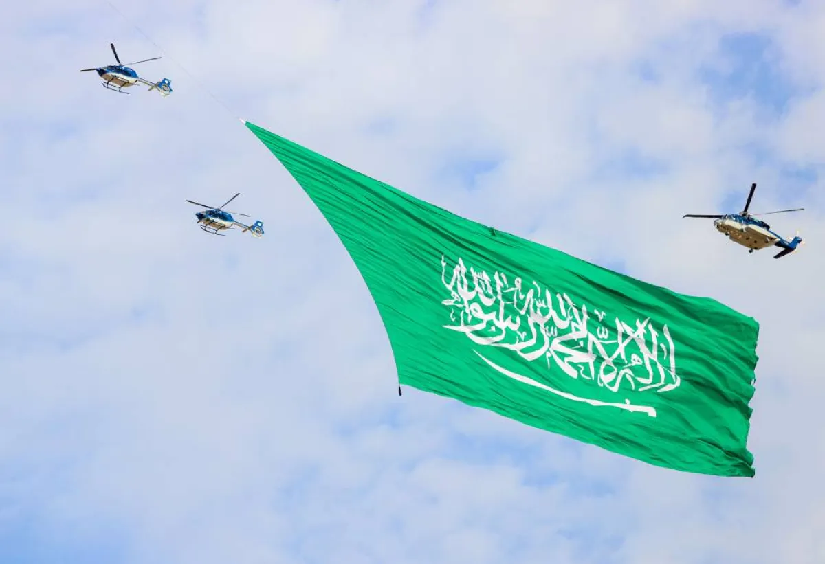 اختتام أكبر استعراض جوي في تاريخ الأيام الوطنية السعودية