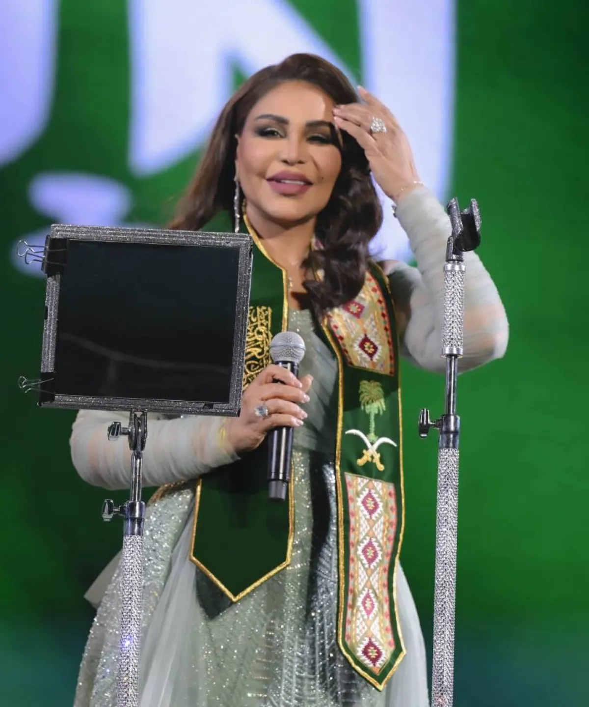 أحلام في حفل اليوم الوطني - تصوير بشير صالح