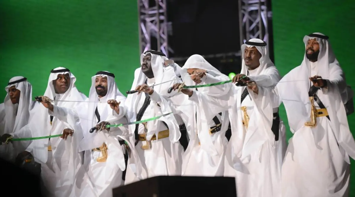 الفرقه السعودية في حفل أحلام باليوم الوطني - تصوير بشير صالح