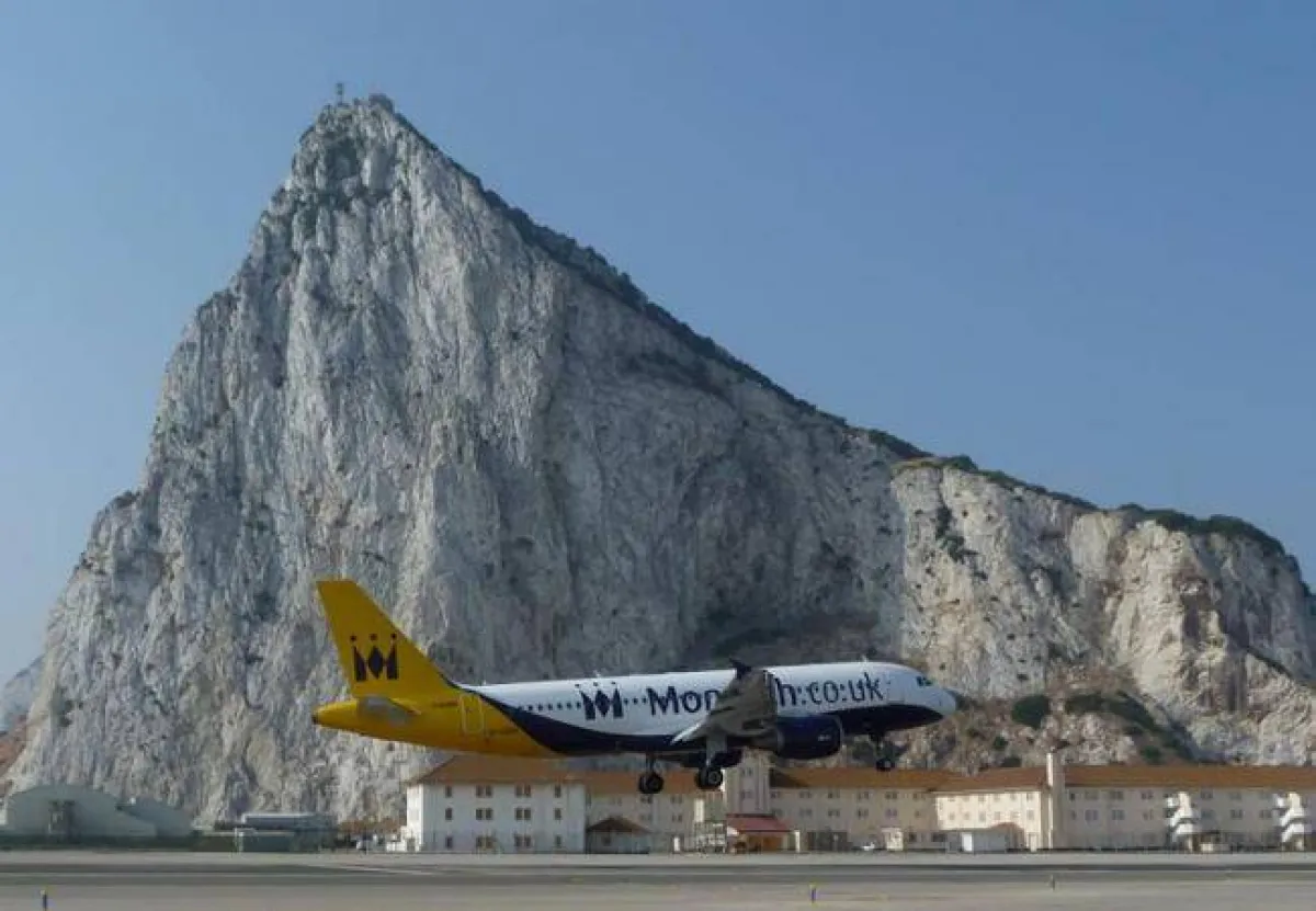 مطار جبل طارق الدولي (GIB) جبل طارق - الصورة من الموقع الرسمي للمطار