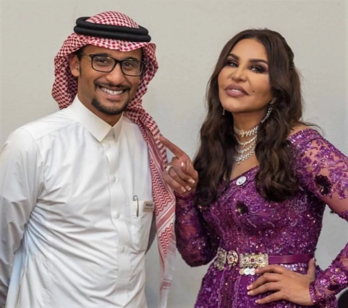 محمد زكي حسنين وأحلام  -الصورة من حسابه على إنستغرام