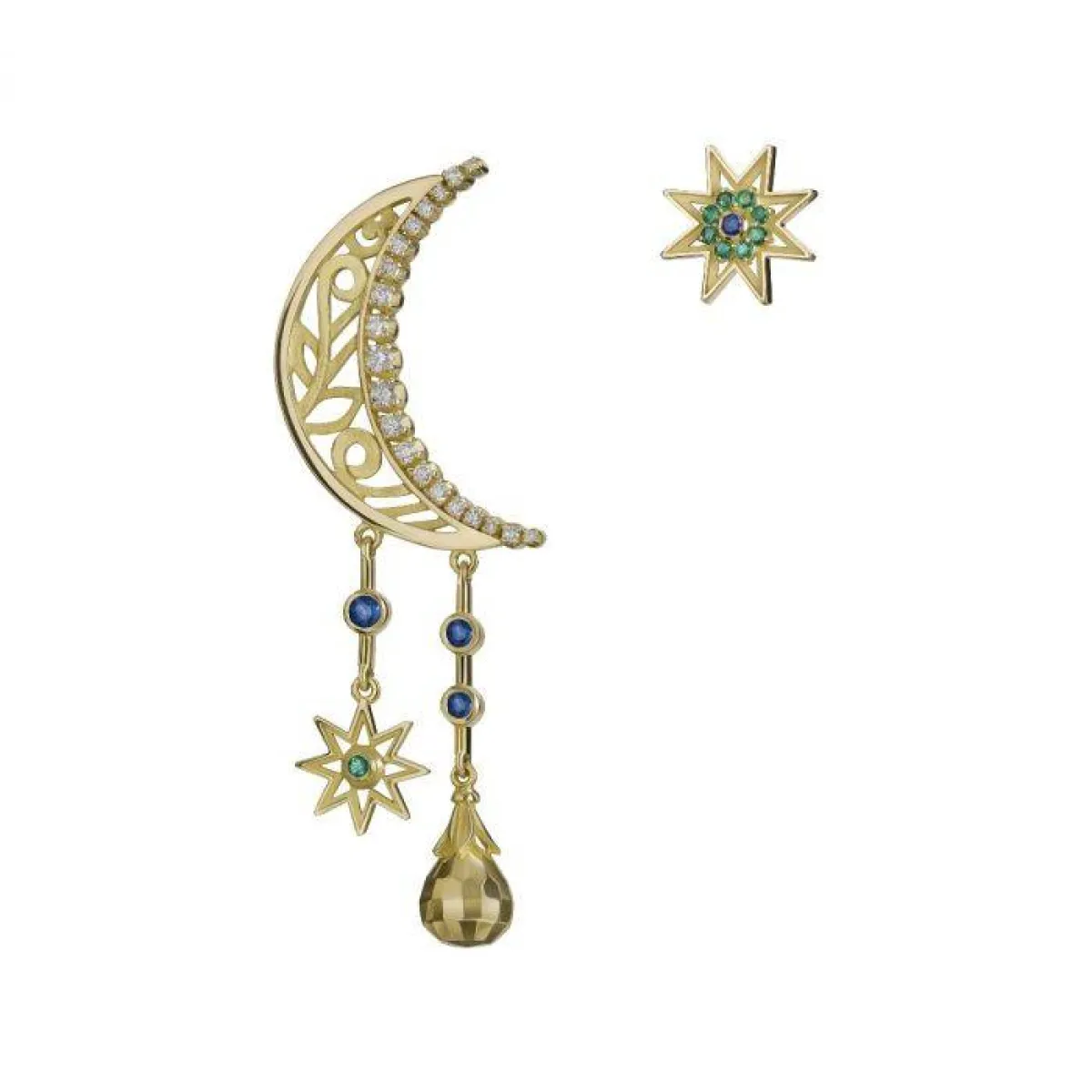 أقراط  The Celestial من عزة فهمي Azza Fahmy 