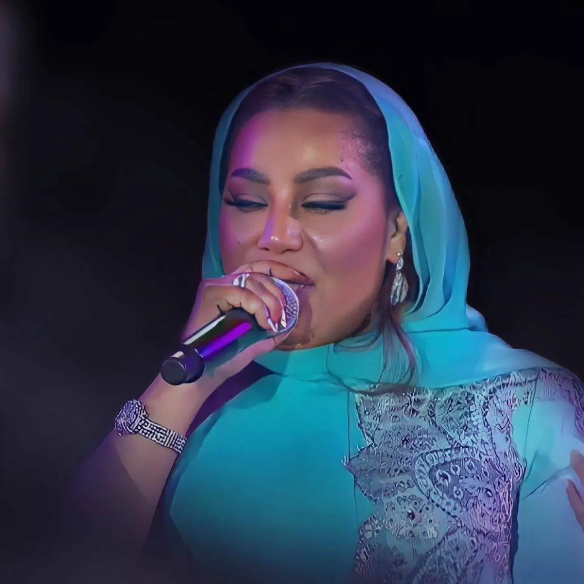 موضي الشمراني - الصورة من المركز الإعلامي لبنش مارك