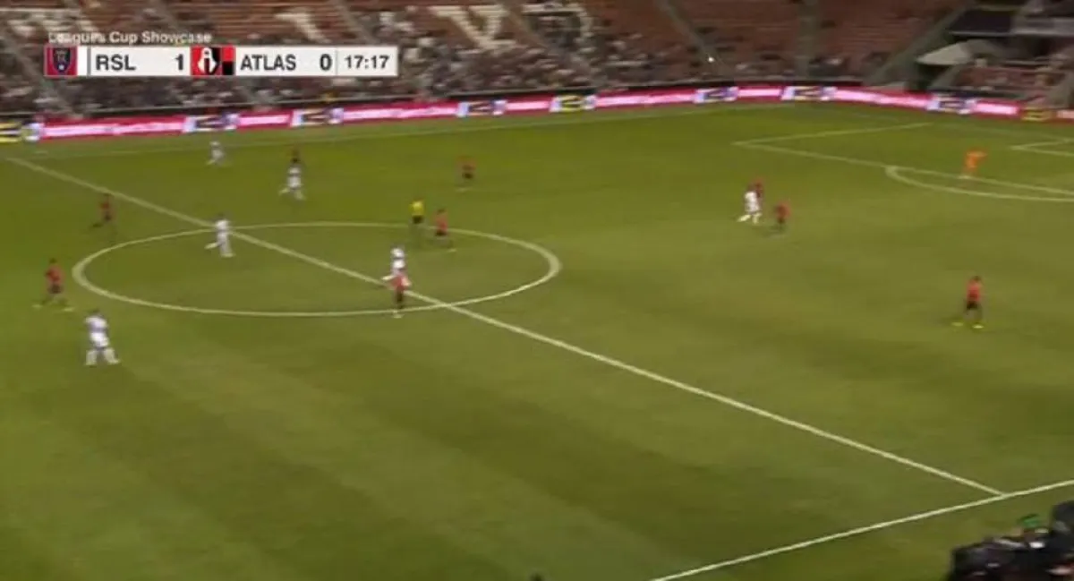 صورة من مباراة مباراة ريال سولت ليك وأطلس