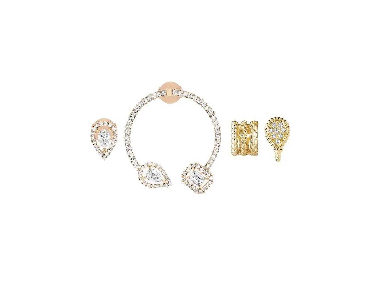 موديلات أقراط غير متماثلة لخريف 2022