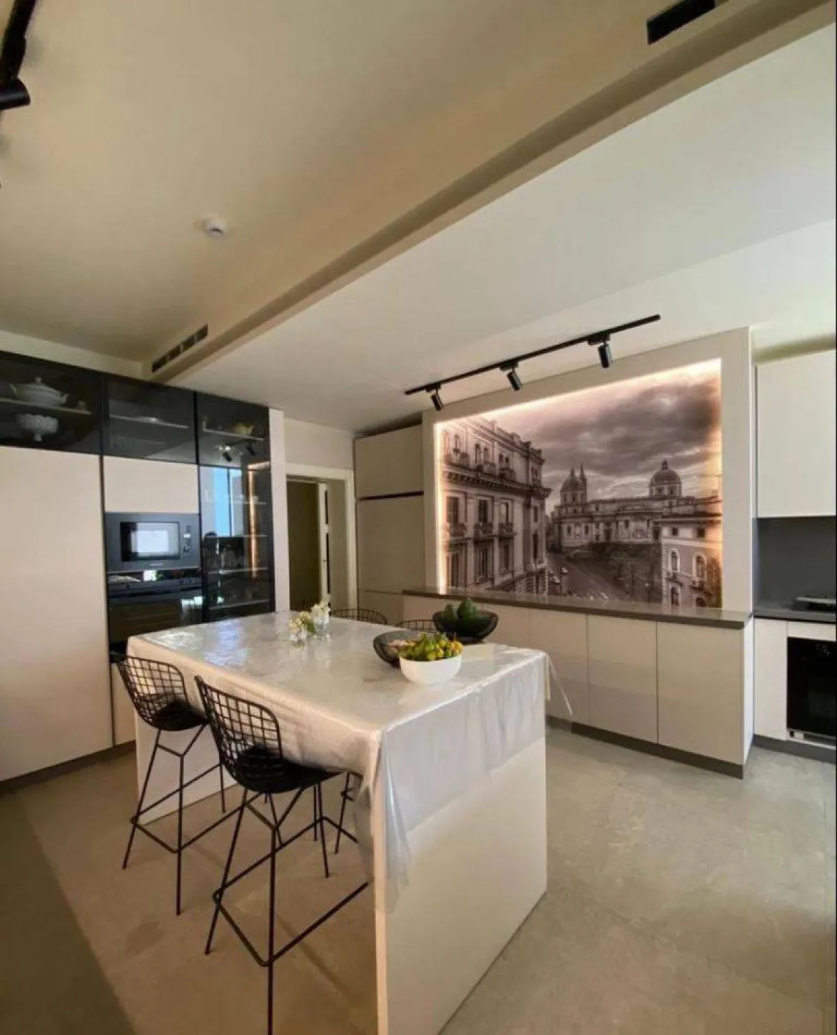 مطبخ من تصميم مهندسة الديكور الداخلي تالا ذوق