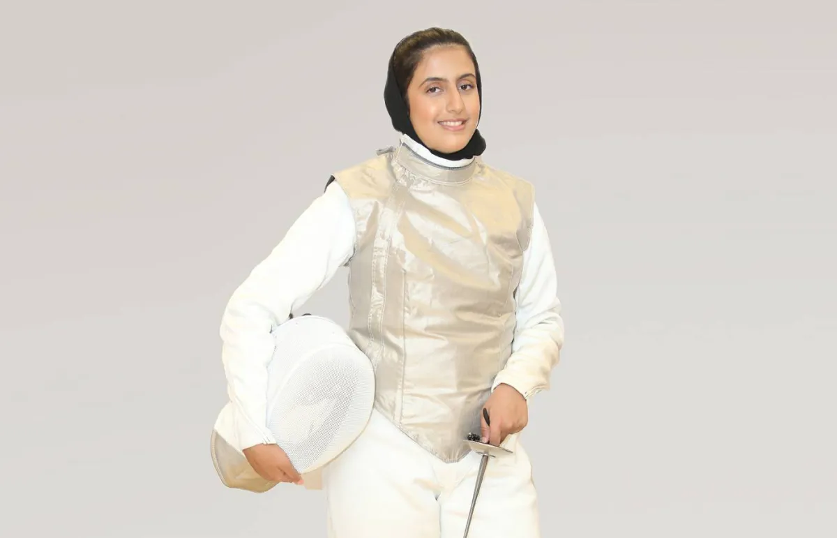 اللاعبة السعودية لين الفوزان