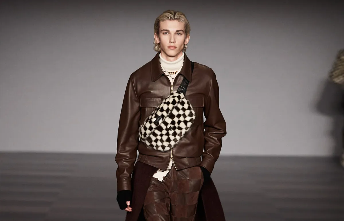 جاكيت جلد من أميري Amiri