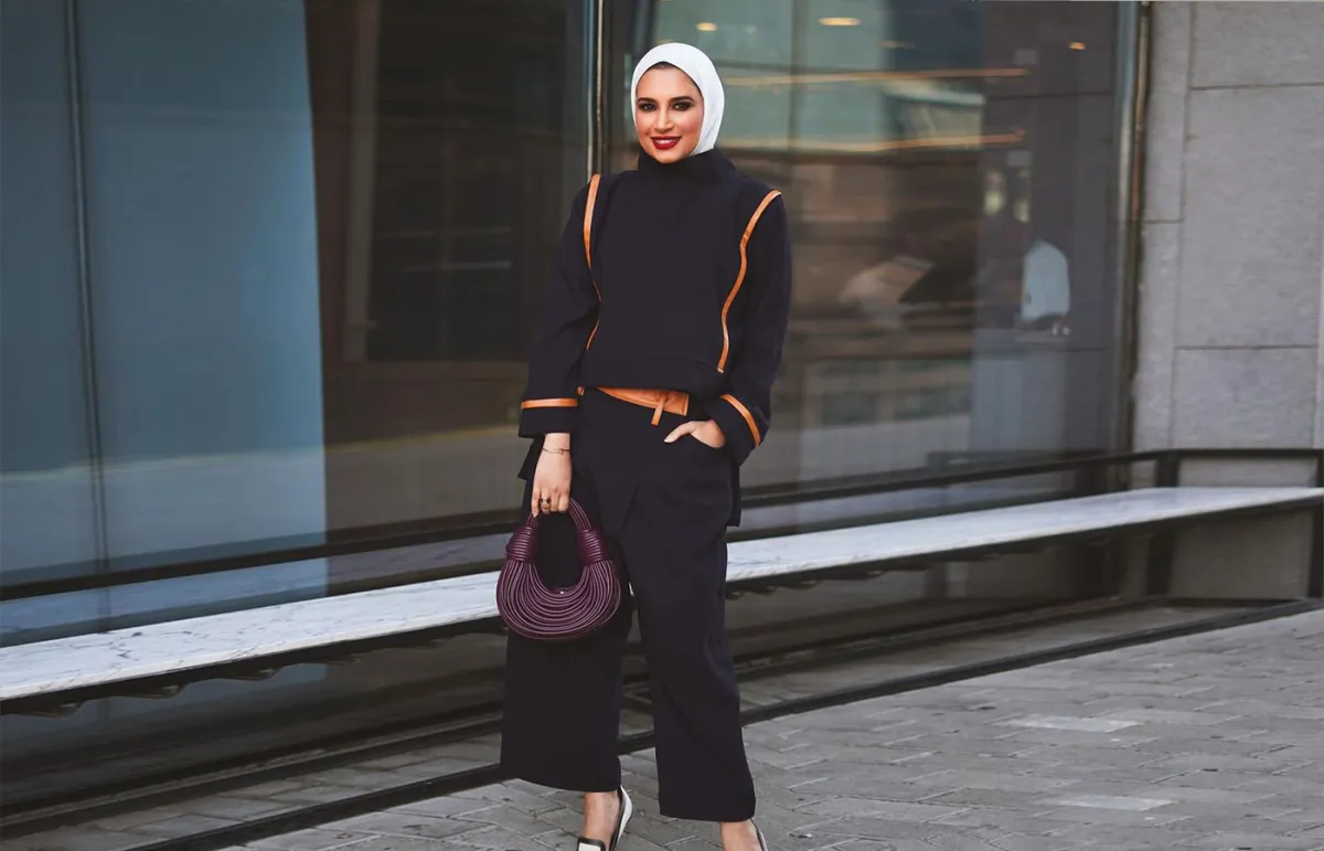 مريم الدوب بإطلالة خريفية